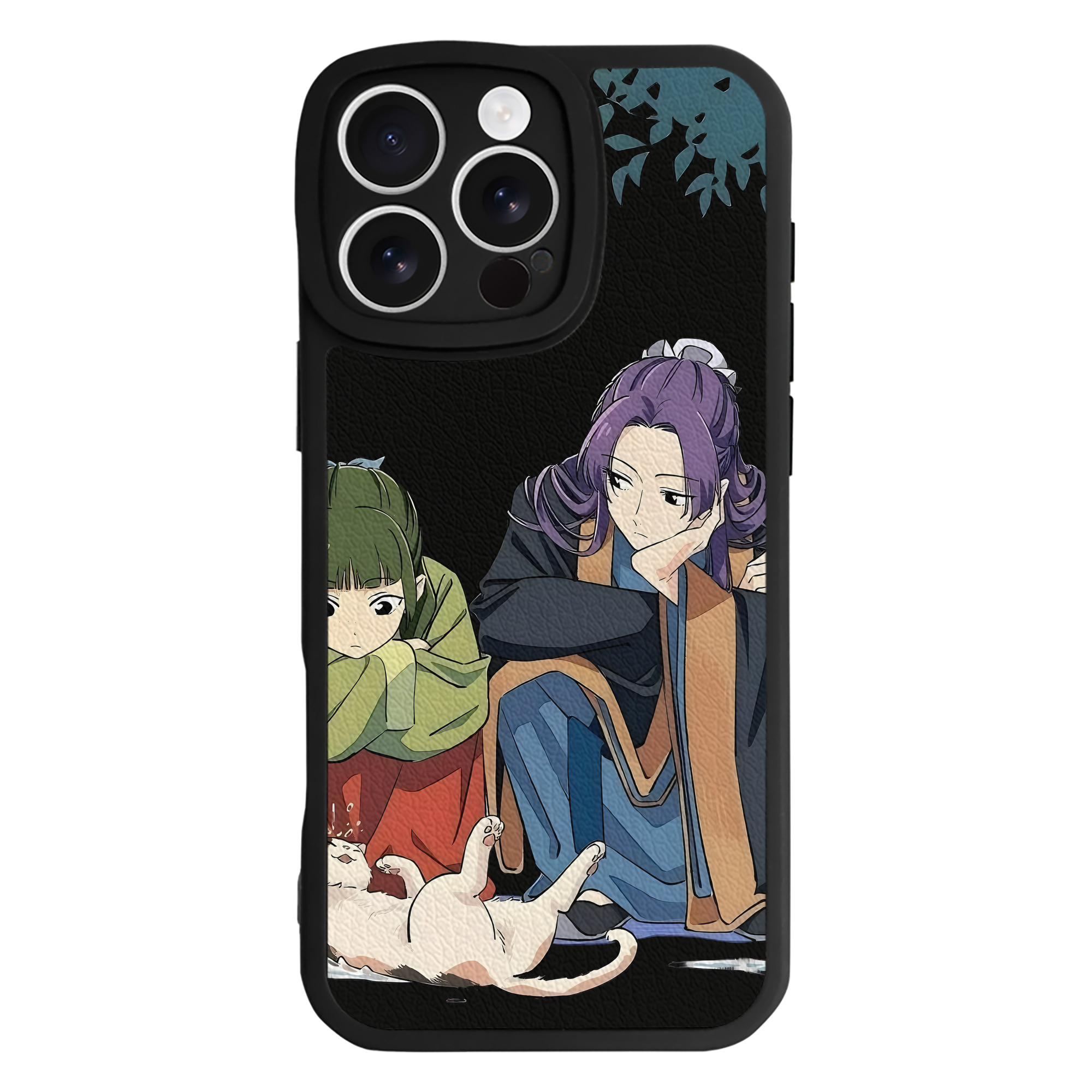 （画像用） 薬屋のひとりごと The Apothecary Diaries 【iPhone 16シリーズ対応】シリコンスマホケース（レザー調） 材質：シリコン